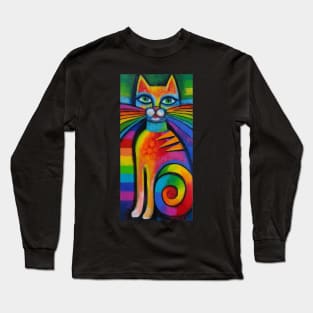 Rainbow cat Long Sleeve T-Shirt